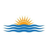 Sunset icon design vector