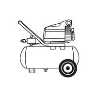 Compressor icon design vector