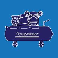Compressor icon design vector