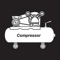 Compressor icon design vector