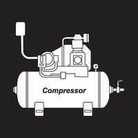 Compressor icon design vector