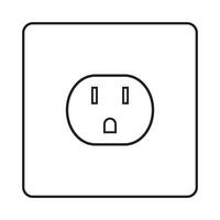 electrical socket icon design vector