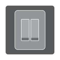 Electric switch icon design vector