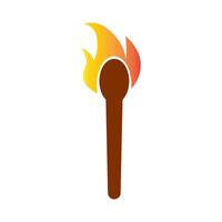 torch icon design vector