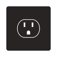 electrical socket icon design vector
