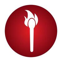 torch icon design vector
