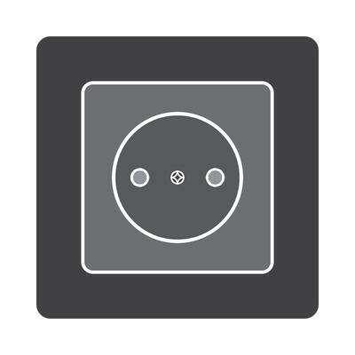 electrical socket icon design