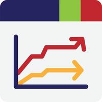 Graph Chart Analytics vector