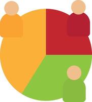 Pie Chart Graph vector