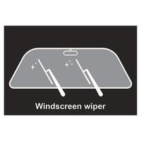 Windscreen wiper design vector