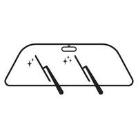 Windscreen wiper design vector