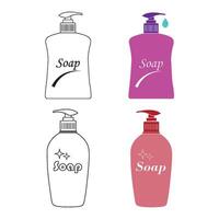 liquid soap icon vector