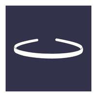 headband icon design vector