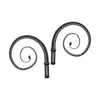whip icon image design vector
