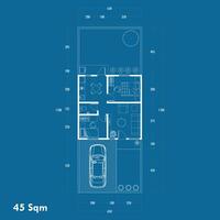 Floor plan blueprint, Figure of the jotting sketch of the construction and the industrial skeleton of the structure and dimensions. eps 10 vector