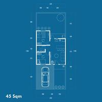 Floor plan blueprint, Figure of the jotting sketch of the construction and the industrial skeleton of the structure and dimensions. eps 10 vector