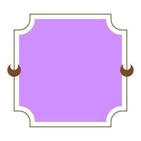 Simple Aesthetic Frame for Text Quote. vector