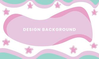 Background abstract Pink and cyan light liquid for presentation, poster, or pamphlet vector