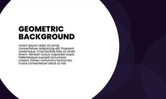 background design with gradient-colored geometric circle patterns, providing a modern and attractive look. good for presentation slides, web, landing page, banner, cover, home page vector