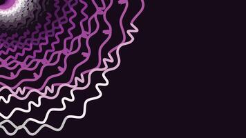 Abstract spiral spinning vortex style urgency background in purple. vector