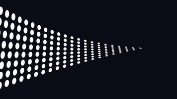 Abstract wavy line creative big data flowing background in dark blue. vector