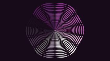 Abstract spiral spinning vortex style urgency background in purple. vector