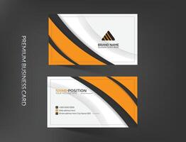 Elegant business card template design vector