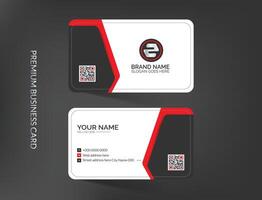 Elegant business card template design vector