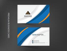 Elegant business card template design vector