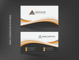 Elegant business card template design vector