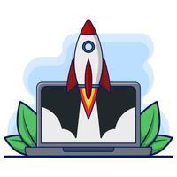 Business Profit Concept, financial success and money growth, business analysis and planning, Business growth, marketing growth illustration. Flat design for various purposes. vector
