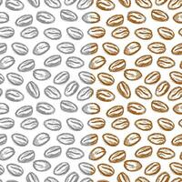 coffee bean seamless pattern. background coffee beans seamless pattern. Seamless Coffee Bean Pattern for packaging. coffee beans wallpaper. vector
