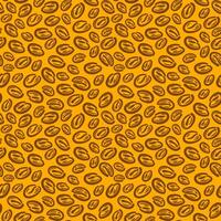 coffee bean seamless pattern. background coffee beans seamless pattern. Seamless Coffee Bean Pattern for packaging. coffee beans wallpaper. vector