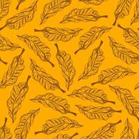 leaf pattern vintage. leaves pattern wallpaper. coffee leaf background. Abstract coffee leaves background. vector