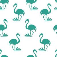 Simple modern pattern design featuring flamingos on a transparent background, ideal for chic and contemporary projects vector