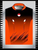 Background , jersey sport shirt template design for soccer Sport, basket ball, running uniform in front view, Shirt mockup , design very simple and easy to custom vector