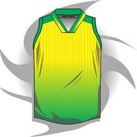 Background , jersey sport shirt template design for soccer Sport, basket ball, running uniform in front view, Shirt mockup , design very simple and easy to custom vector