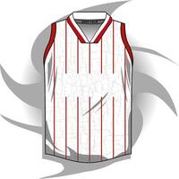 Background , jersey sport shirt template design for soccer Sport, basket ball, running uniform in front view, Shirt mockup , design very simple and easy to custom vector