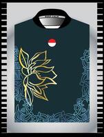 Background , jersey sport shirt template design for soccer Sport, basket ball, running uniform in front view, Shirt mockup , design very simple and easy to custom vector