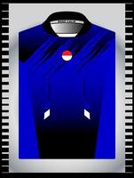 Background , jersey sport shirt template design for soccer Sport, basket ball, running uniform in front view, Shirt mockup , design very simple and easy to custom vector