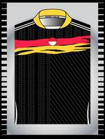 Background , jersey sport shirt template design for soccer Sport, basket ball, running uniform in front view, Shirt mockup , design very simple and easy to custom vector