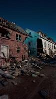 Abandoned Building in Desolate Field photo