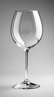 Empty glass mockup photo