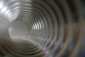 Flexible PUR antistatic suction hose for air conditioning, background flexi hose, industrial ventilation photo
