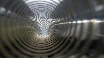 Flexible PUR antistatic suction hose for air conditioning, background flexi hose, industrial ventilation photo