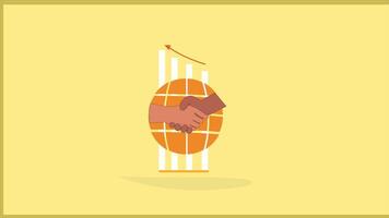 global good business customer relation animation video