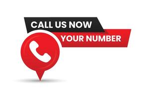call us now background design vector