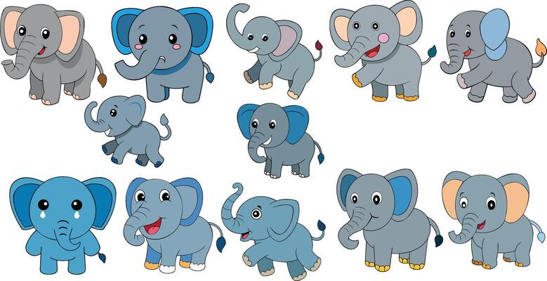 Asian Elephant design ,animal design