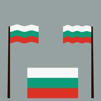 flag of Bulgaria. Accurate dimensions and official colors. Symbol of patriotism and freedom. This file is suitable for digital editing and printing of any size. vector