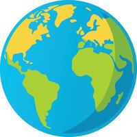 Globe Illustration Icon high resolution vector